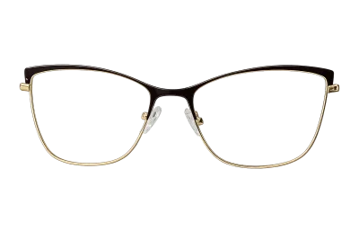 LE6308 C2 - Metal Tendencia Doctor Lentes Dama Redondos