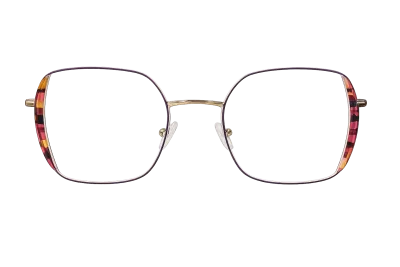W26401 C5 - Metal Tendencia Doctor Lentes Dama Redondos