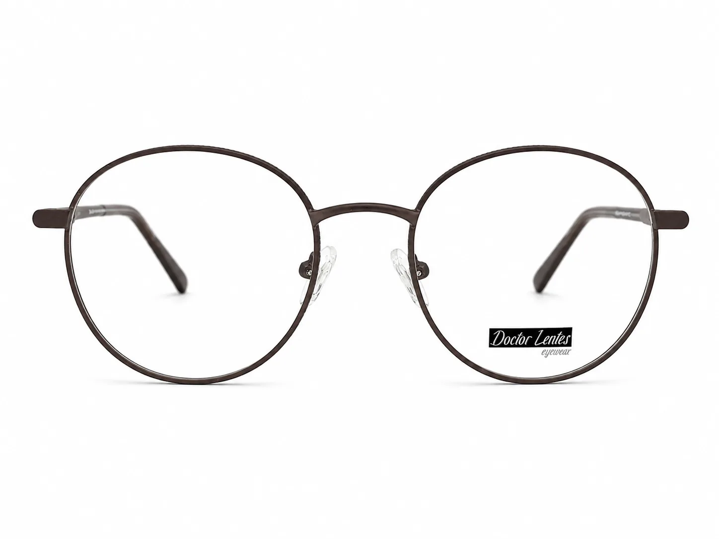 LE6233 C3 - Metal Tendencia Doctor Lentes Dama Redondos