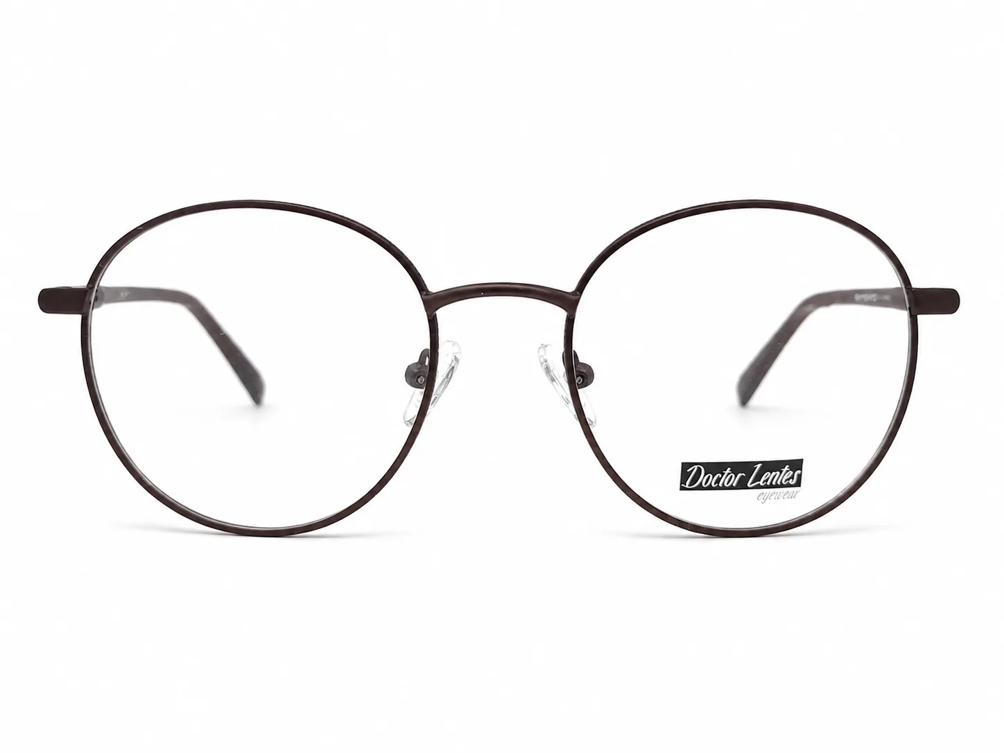 LE6284 C1 - Metal Tendencia Doctor Lentes Dama Redondos