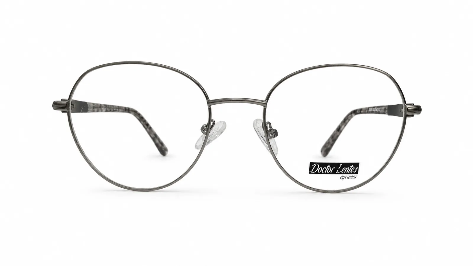 LE629 C3 - Metal Tendencia Doctor Lentes Dama Redondos