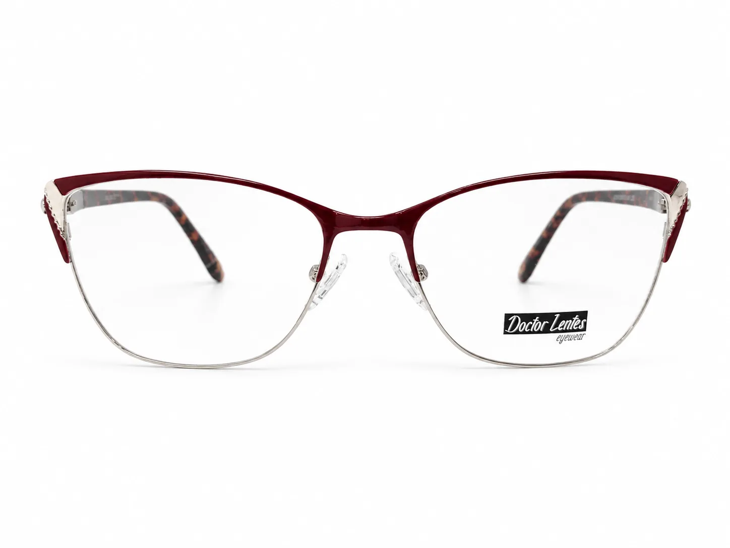 LE6292 C3 - Metal Tendencia Doctor Lentes Dama Redondos