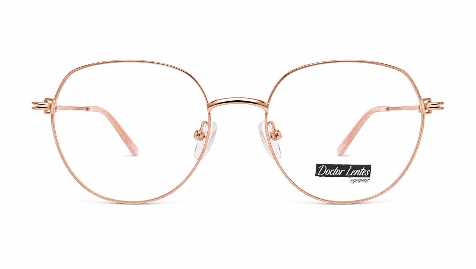 SSA77009 C3 - Metal Tendencia Doctor Lentes Dama Redondos
