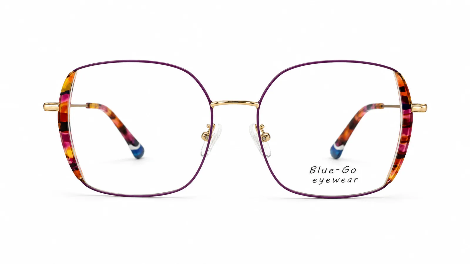 W26401 C5 - Metal Tendencia Doctor Lentes Dama Redondos