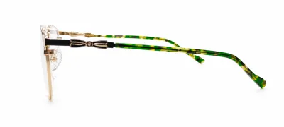3533 C1 - Metal Tendencia Doctor Lentes Dama Redondos
