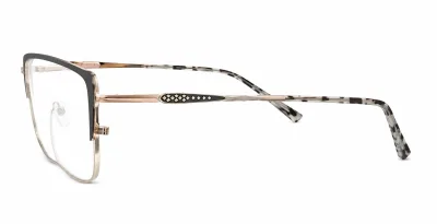 AS3052 C1 - Metal Tendencia Doctor Lentes Dama Redondos
