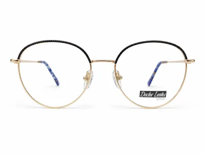 ATM8802 C1 - Metal Tendencia Doctor Lentes Dama Redondos