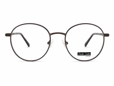 LE6233 C3 - Metal Tendencia Doctor Lentes Dama Redondos