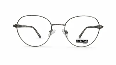 LE629 C3 - Metal Tendencia Doctor Lentes Dama Redondos