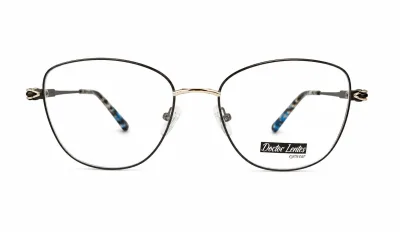SSV4806 C1 - Metal Tendencia Doctor Lentes Dama Redondos