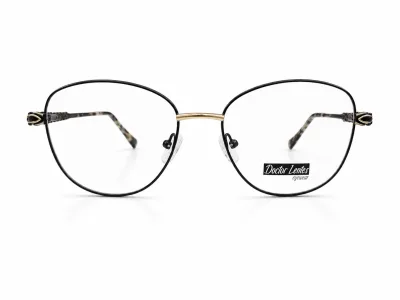 VW2311 C1 - Metal Tendencia Doctor Lentes Dama Redondos